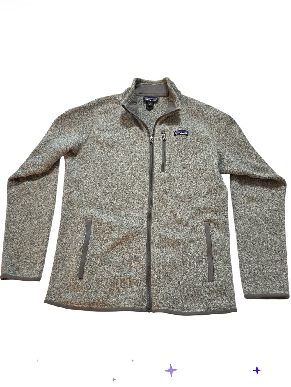 Patagonia Men's Better Sweater Fleece Jacket Sz L Embroidered Google Logo Zip Up